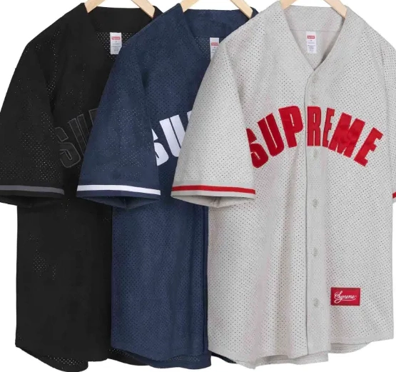 short BASEBALL ULTRASUDE baseball MESH mesh JERSEY suede sleeved 24SS 0729